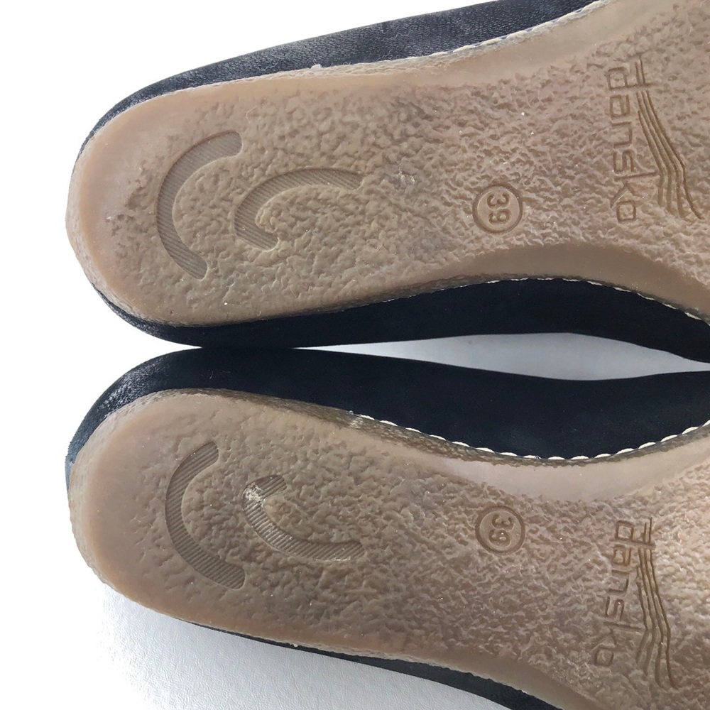 Dansko Liliana Burnished Nubuck Leather Wedge Shoes EUR 39 - Picture 14 of 16